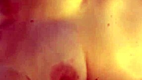 danielle roy teases with toys as cody roy jacks off and cums on her natural tits