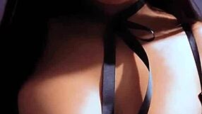 Petite Brunette Teen Slave Sucks and Fucks Intensely