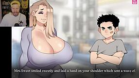 when your mom lands you a job with the sucking milf next door