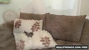 Cum fiesta featuring Karmin and Tony Bolder in pussy popping action