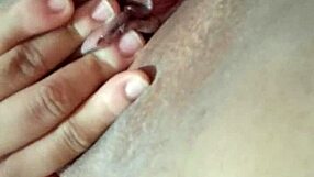 Beautiful girl exhibits before orgasm