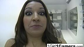 Sexy Ann Marie Rios Feels Intense Pleasure While Masturbating Her Pussy Close Up