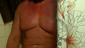 Playing With My Big Cock In The Shower, Intense Bathing Session