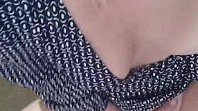 blonde milf gets off with dildo on steamy video call with dirty talk