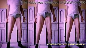 Watch Alejandro Mistral In Lingerie Suck Mature Cock Exclamatorily!