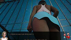 Blonde With Shaved Pussy And Big Tits Gives Public Upskirt Blowjob