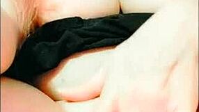 cellphone pov of pussy rubbing and fingering up close with a milf.