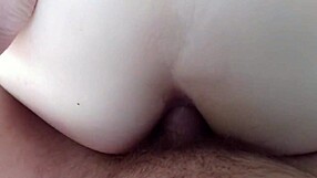 Stepsister's ass filled with cum on lake