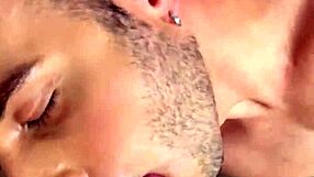 I spotted big-tailed male on sofa and forced him to suck my monster cock!