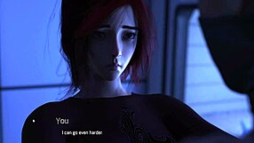 hey, watch this big ass redhead get pounded standing with foot on wall?