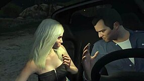 in gta 5, michael enjoys a hooker service