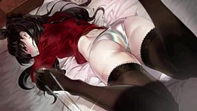 tohsaka rin hentai compilation fate with bold anime scenes