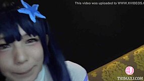 Cum With Me! Japanese Idol Cosplayer Creampied in Hentai Doggystyle