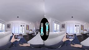 Wetvr Step Sister Exploits Masturbator In Vr Porn!