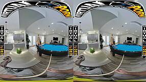 Virtual Porn - Game Of Billiards With Latin Milf Caitlin Bell