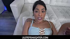 hey lilstepdaughter vanessa sky got a huge load on face after banging 😜