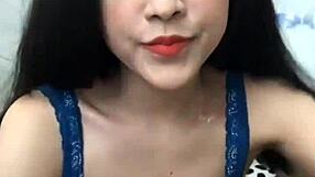 Lai Chim Khoi Hong Shows Off Her Big Tits In Direct Action