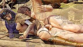 3D hentai village adventure where Freyja is a deer girl