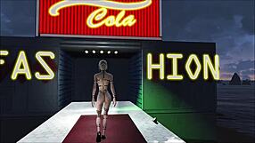 big boobs sky in fallout 4 fashion explodes!