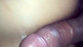 Latina milf gives intense handjob to small cock