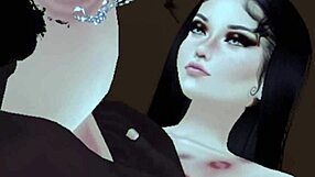 Goth slut experiences monster bbc for the first time, leading to orgasm