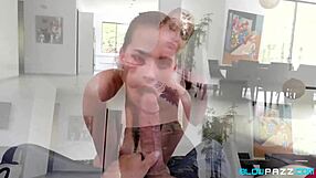 lesbian stepsister sloan harper loves blowjob with saliva and deepthroat