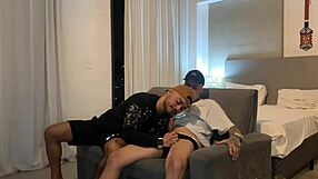 Guy From Building Calls For Bareback Fuck