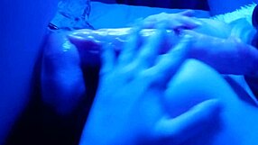 Violet Uses Huge Dildo On Her Natural Tits