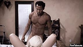 A hairy white teen and a slender black man lose their virginity