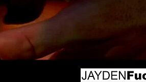 Jayden and Natasha team up on a cock with big tits and ass.