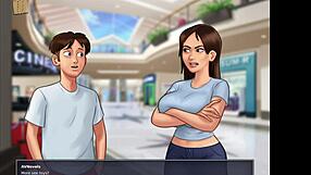 Experience the sultry world of Summertime Saga: A visual novel adventure