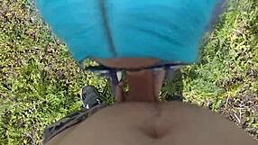 Vulgar Teen Student Performs Nasty Blowjob and Cumshot in Public Outdoor Park