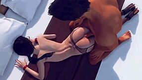 A new 3d project features deep throat and rider on dick animation