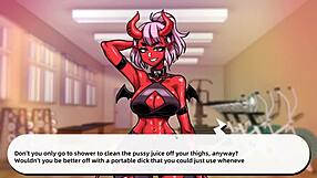 Seductive workout session 1 - On her first date a succubus has mind blow bliss blow job