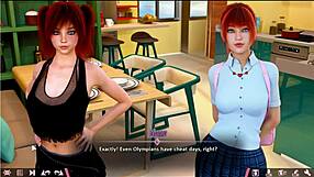 amateur teen tries anal with milf's big tits and ass