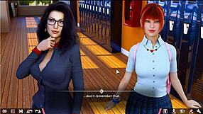 amateur teen tries anal with milf's big tits and ass