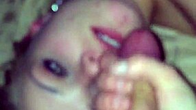 Blonde Teen Gags On Huge Cock For Facial