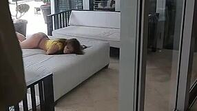 She's a stunning woman who passionately enjoys giving her partner a sloppy blowjob and licking his balls — #intens #orgasms