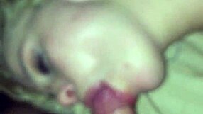 Blonde Teen Gags On Huge Cock For Facial