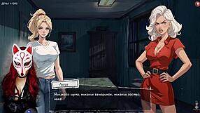 City of Dreams AI Art Game Ep 1 features a blonde teen in cosplay getting pounded doggystyle.