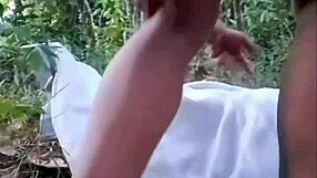 myanmar gay twink strips naked in forest solo
