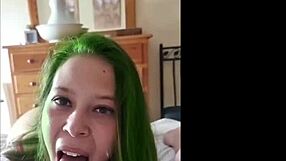 Latina beauty gives an incredible blowjob on web chat