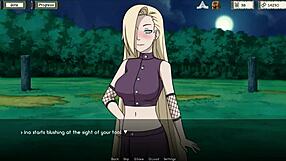 Sexy training session of Dianaki with Naruto in animated hentai