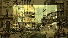 in a vintage setting, the hairy group engages in a retro threesome with antique vibes