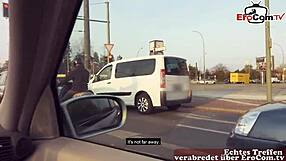 Hey, real car sex meetup with a hot German blonde slut!