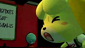 Isabelle explores new leaf in animal crossing game