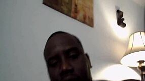 interracial couple rides passionately on amateur webcam