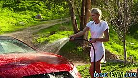 Unbelievable! Scissoring Milf Dives Deep into Teenager's Tight Pussy!