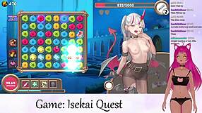 Vtuber Lewdneko's Lewd Isekai Quest with Big Tits Creampie