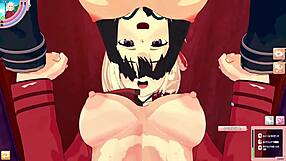 Spider Lily Koikatsu game video, handsjob and blowjob video